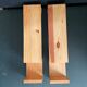 Pair wooden wall shelves 1970