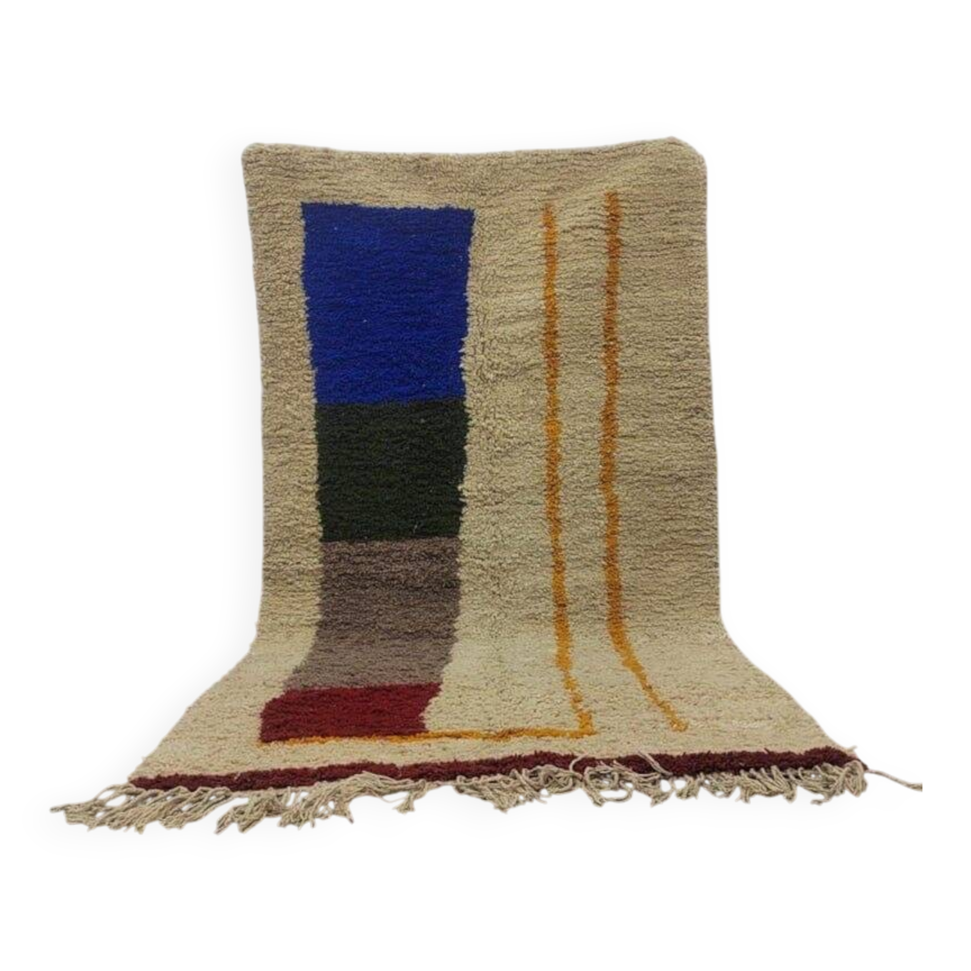 Berber rug from Oued Zam, handmade, size 200 x 300 cm