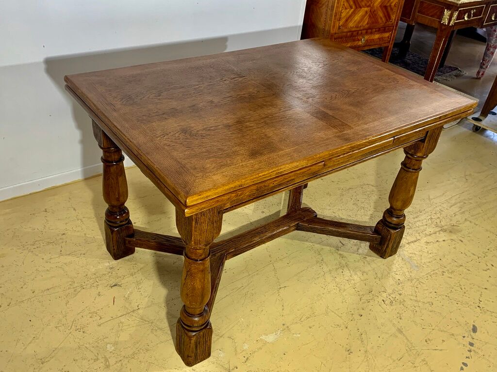 Farm table in solid oak 210 cm x 80 cm