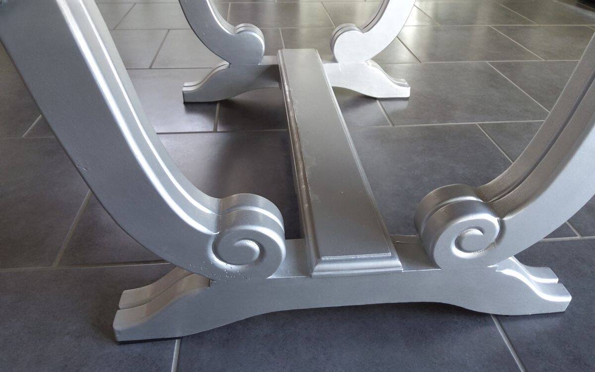 🏠 Antique Art Deco table - Solid wood