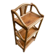 Rattan shelf