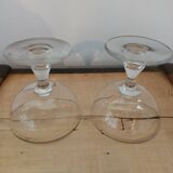 4 coupes à champagne anciennes