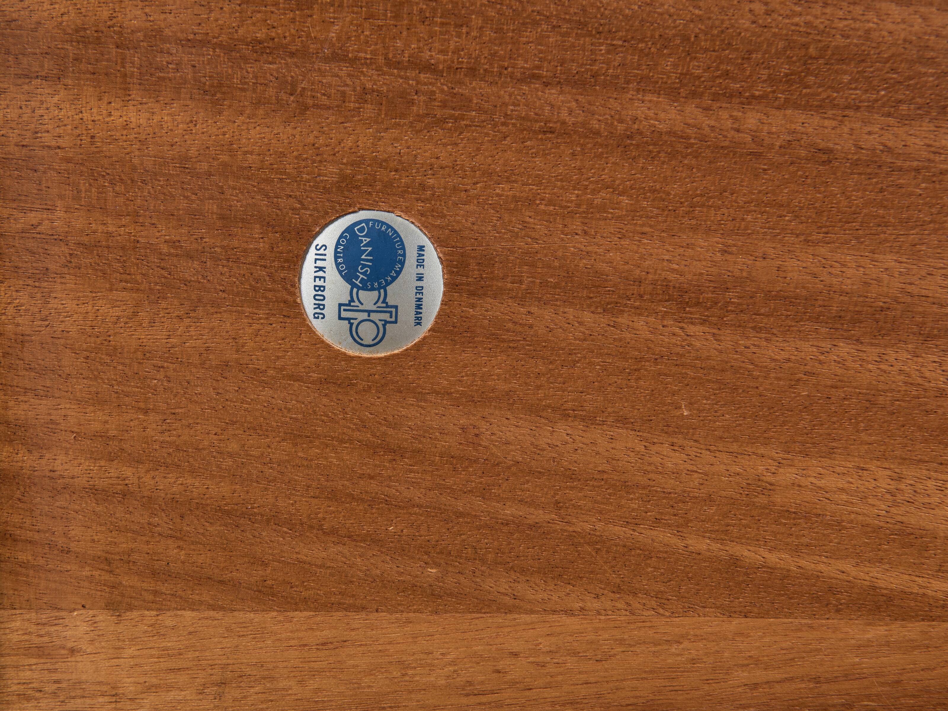 Midcentury Danish coffee table in teak by Johannes Andersen for Silkeborg