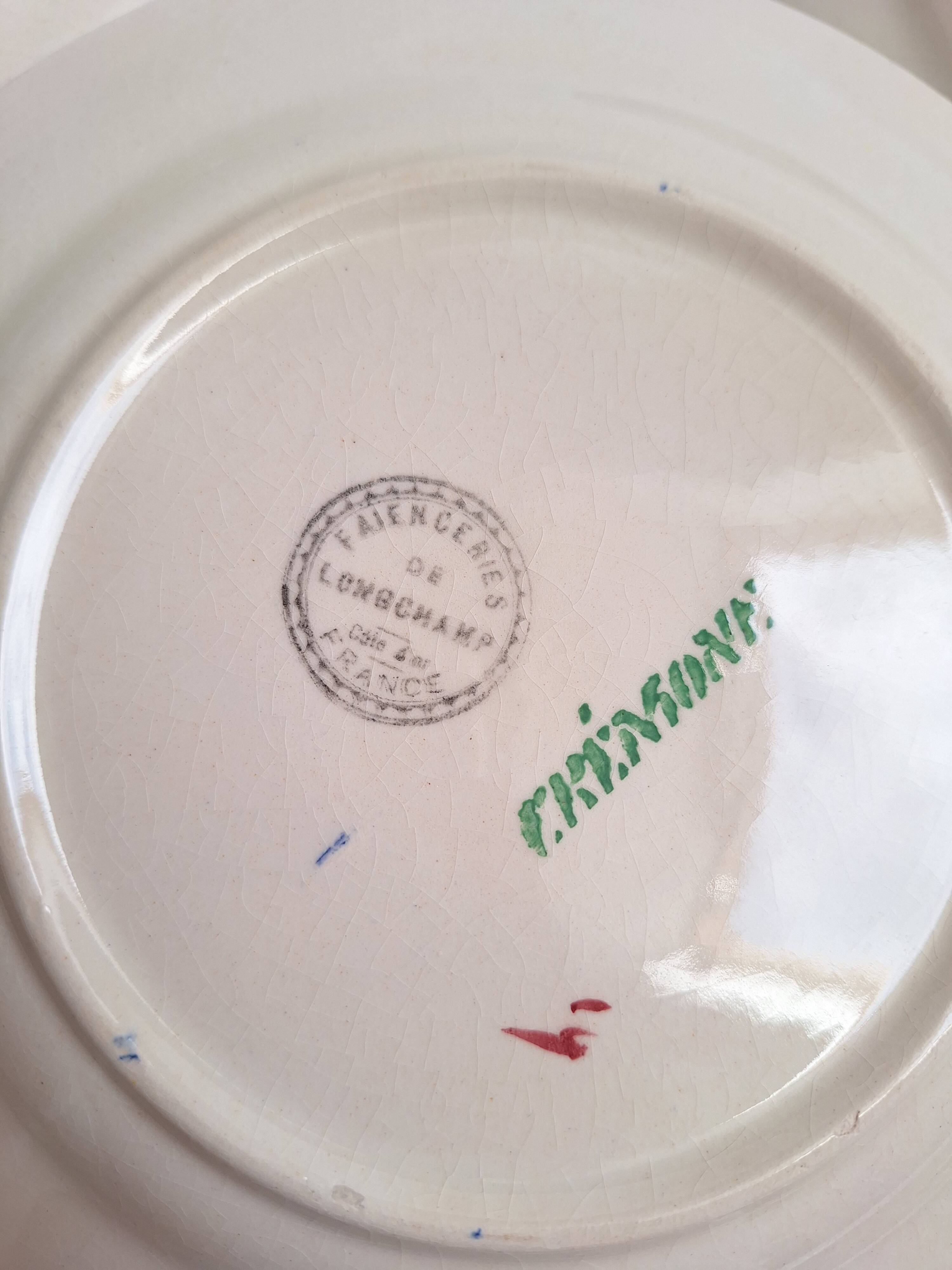 Assiettes plates Longchamp