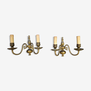 Old bronze sconces 2 lights