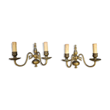 Old bronze sconces 2 lights