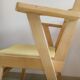 Pair of vintage 1950 sandblasted bridge armchairs