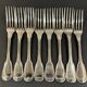 Set of 16 silver-plated cutlery pieces by Christofle and J Cassés&cie
