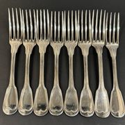 Set of 16 silver-plated cutlery pieces by Christofle and J Cassés&cie