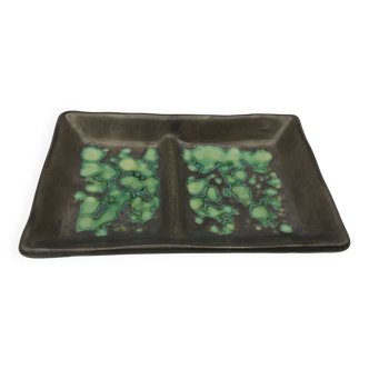 Presentation Dish or Ceramic Cup Artistic Pottery with spotted effect