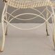 paire de fauteuils de jardin en fer forgé peint 1950