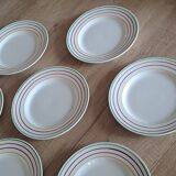 Old dessert or starter plates Gien