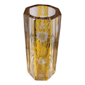 vase cristal de bohème