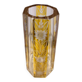 Bohemian crystal vase