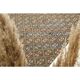 1970s vintage Turkish Oushak handmade wool cotton beige runner rug 185x212