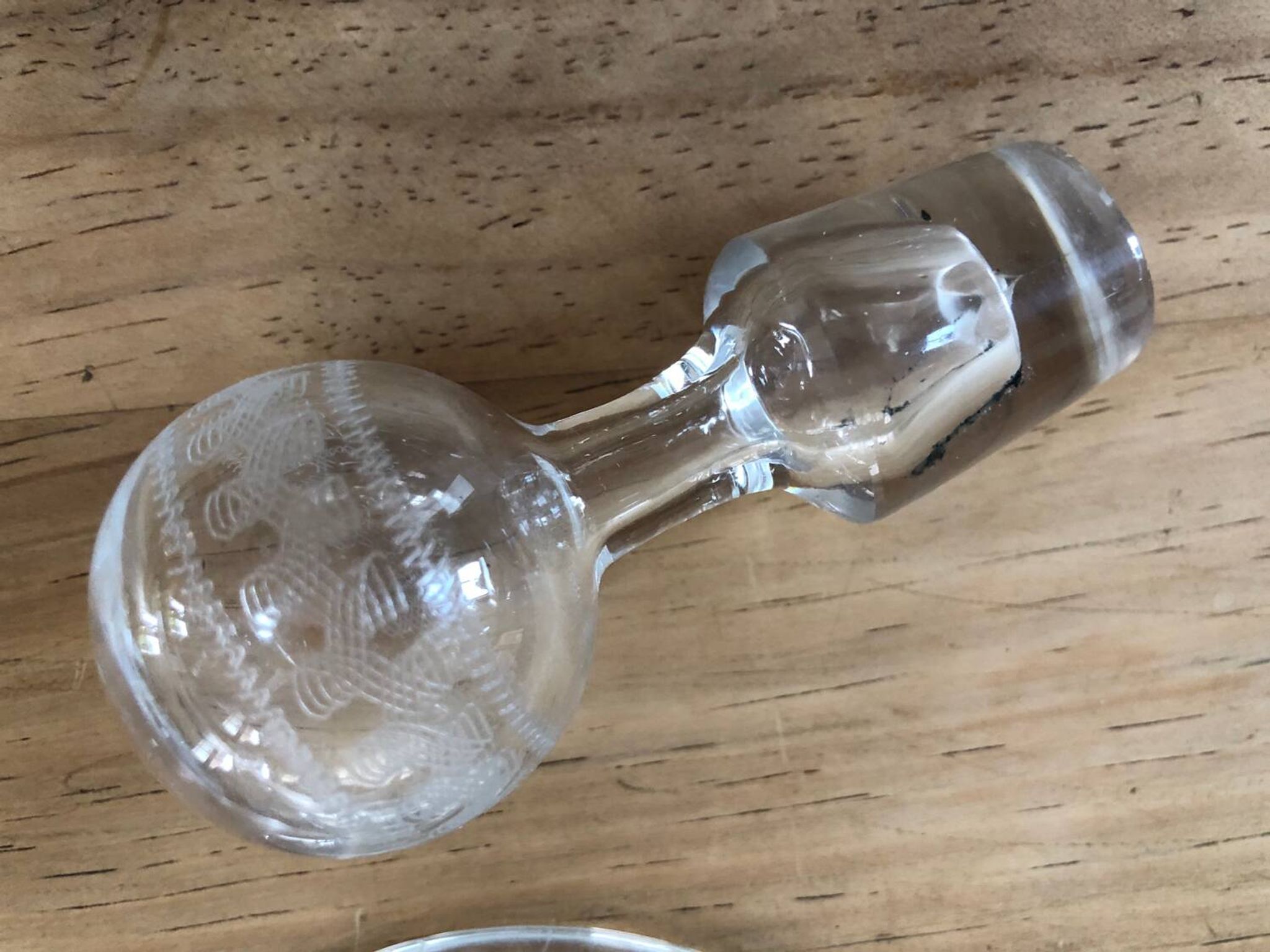 Vintage crystal carafe
