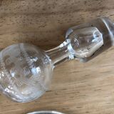 Carafe en cristal vintage