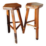 Vintage brutalist stool
