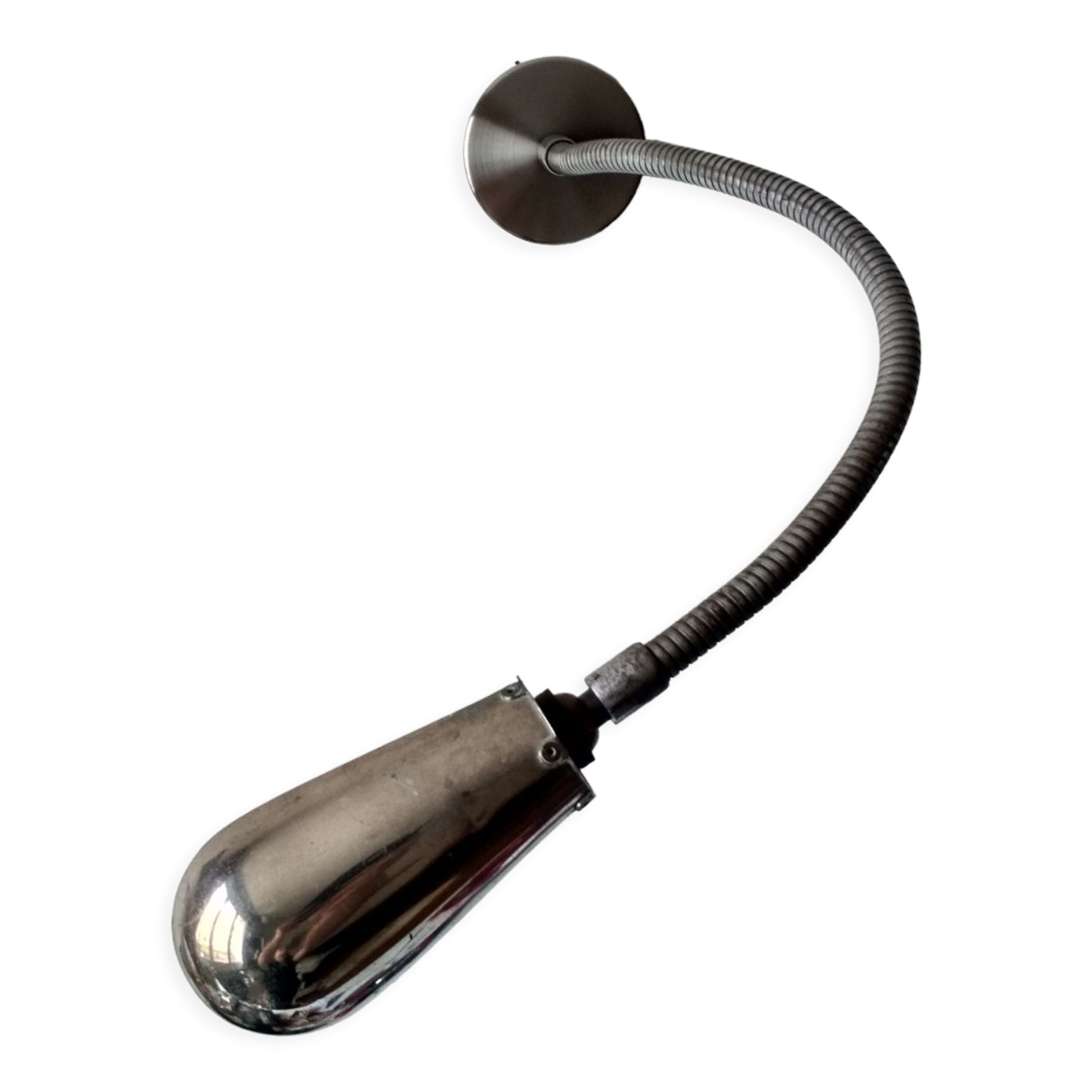 Industrial wall lamp office - flexible rod