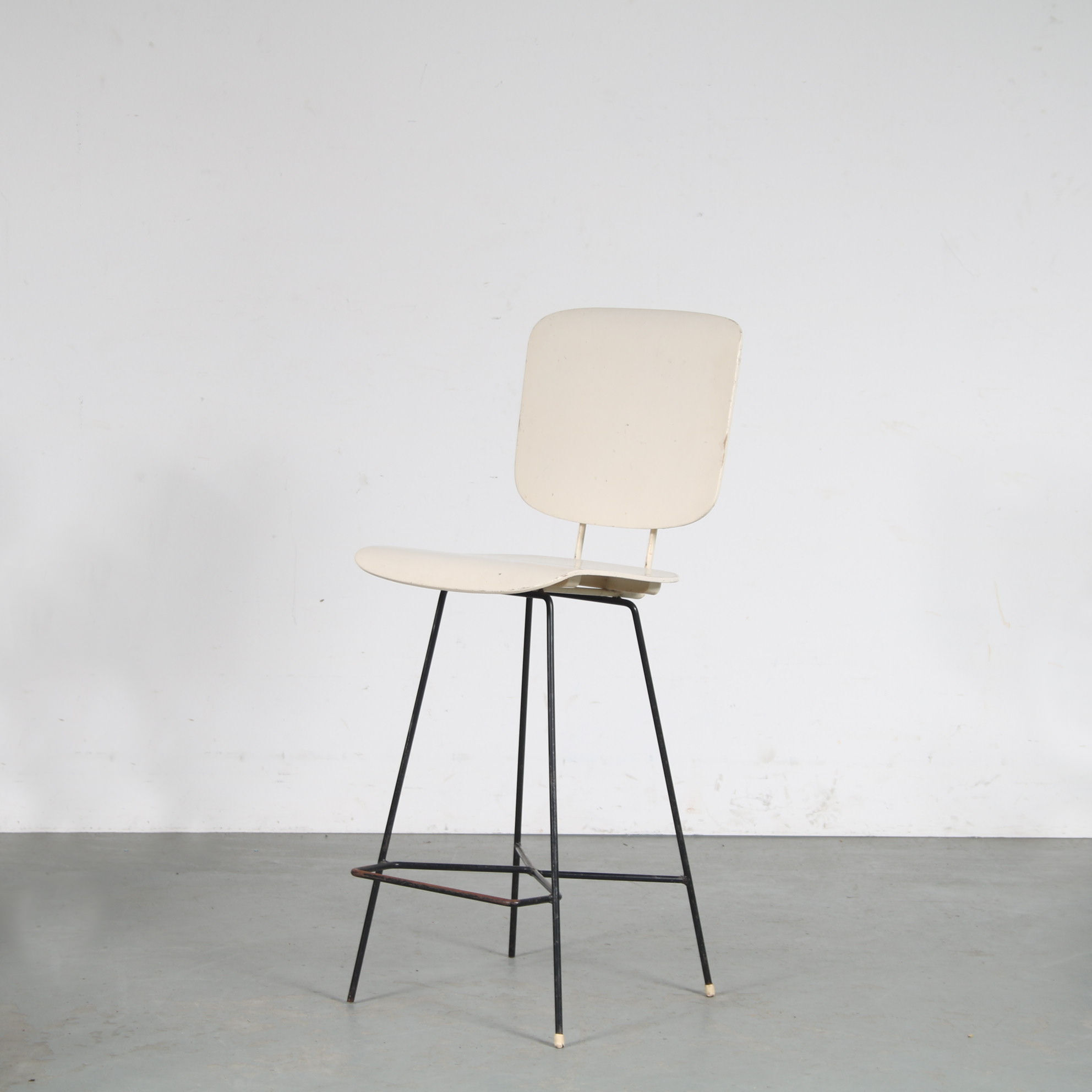 1950s Bar stools by P.J. van der Klugt for Everest, Netherlands