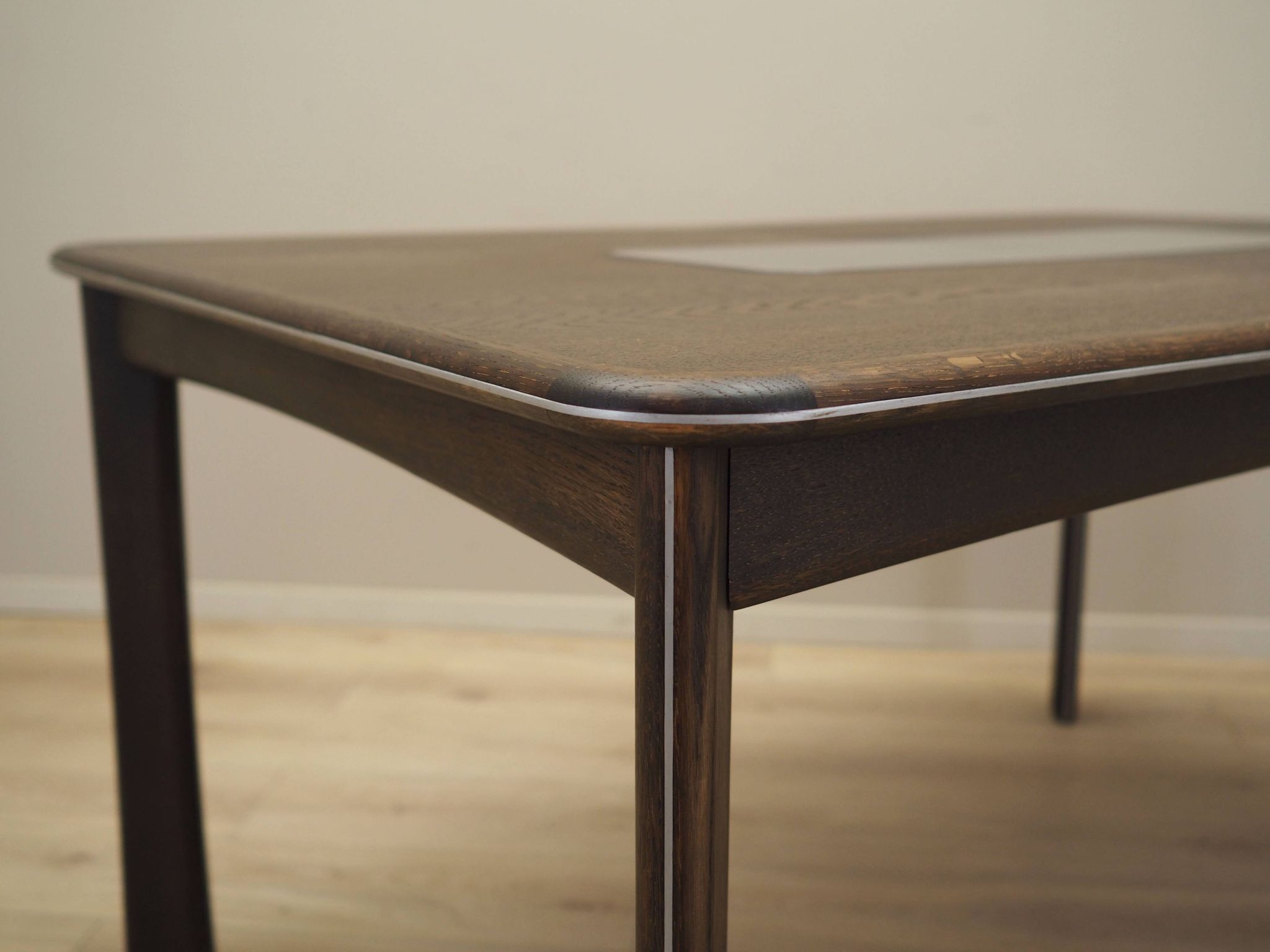 Oak table, Danish design, 1970s, manufacturer: Uldum