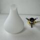 Lot of 3 old vintage opaline wall lights