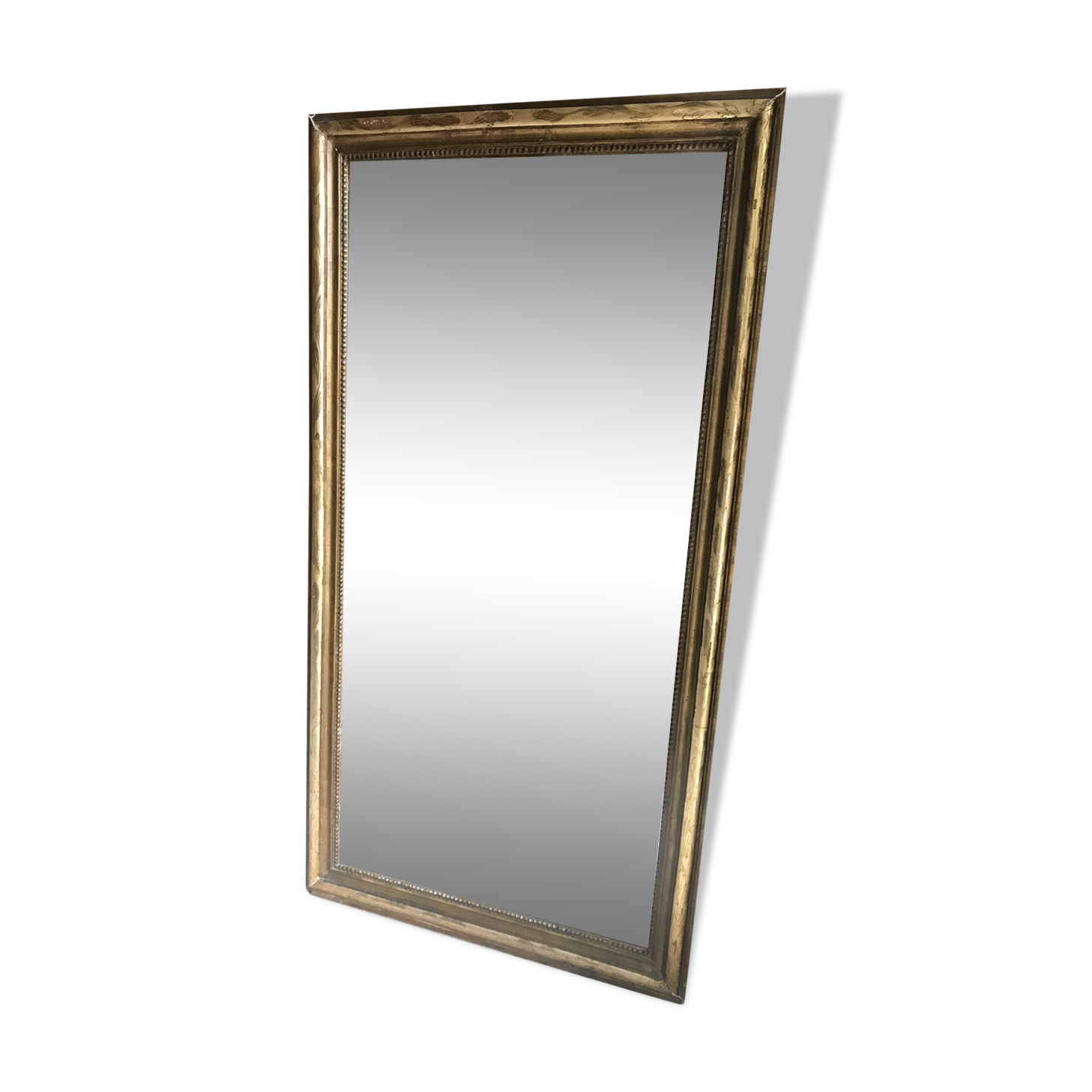 Louis XVI gold leaf mirror 19th