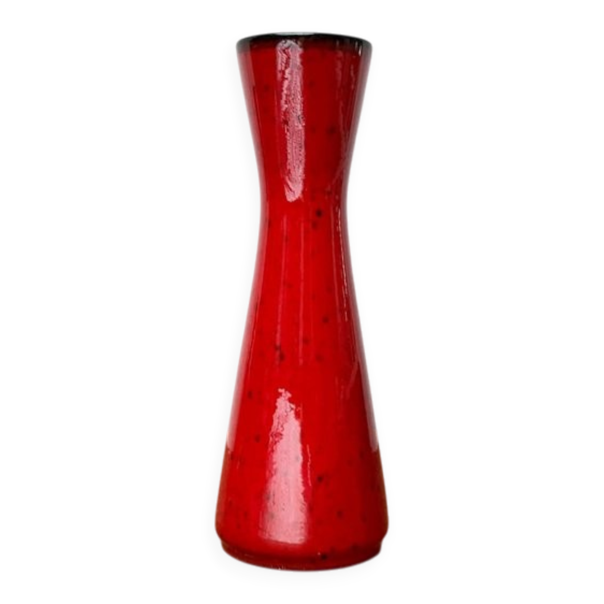 Diabolo Vase in West German Ceramic from the Mid-Century, WGP, by Scheurich, 1960s
