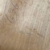 Extendable swedish round teak dining table