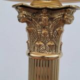Lampe néoclassique style empire à colonne en laiton