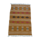 Handmade kilim carpet in pure wool 100x65cm