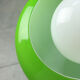 Mid-century Italian Green Glass Floor Lamp