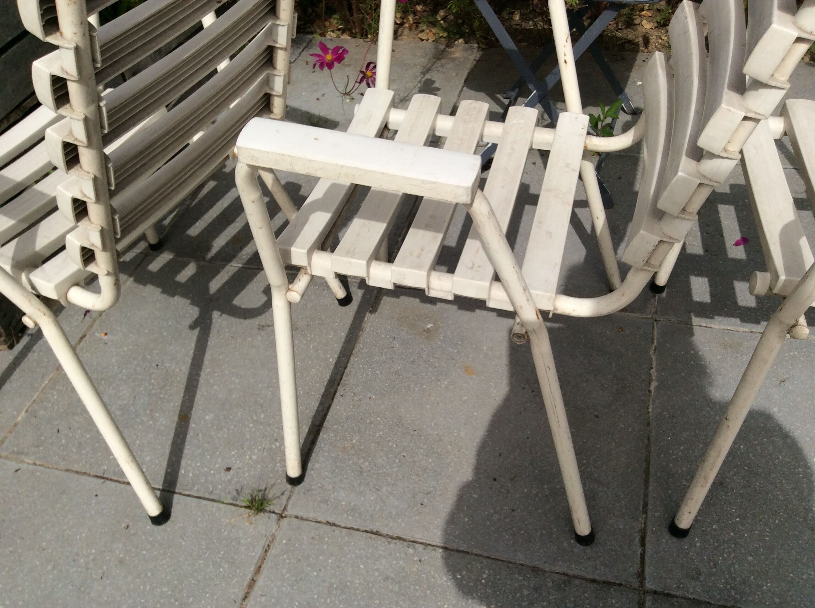 4 fauteuils de jardin