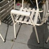 4 garden armchairs
