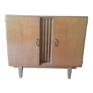 Meuble radio TSF et tourne disque