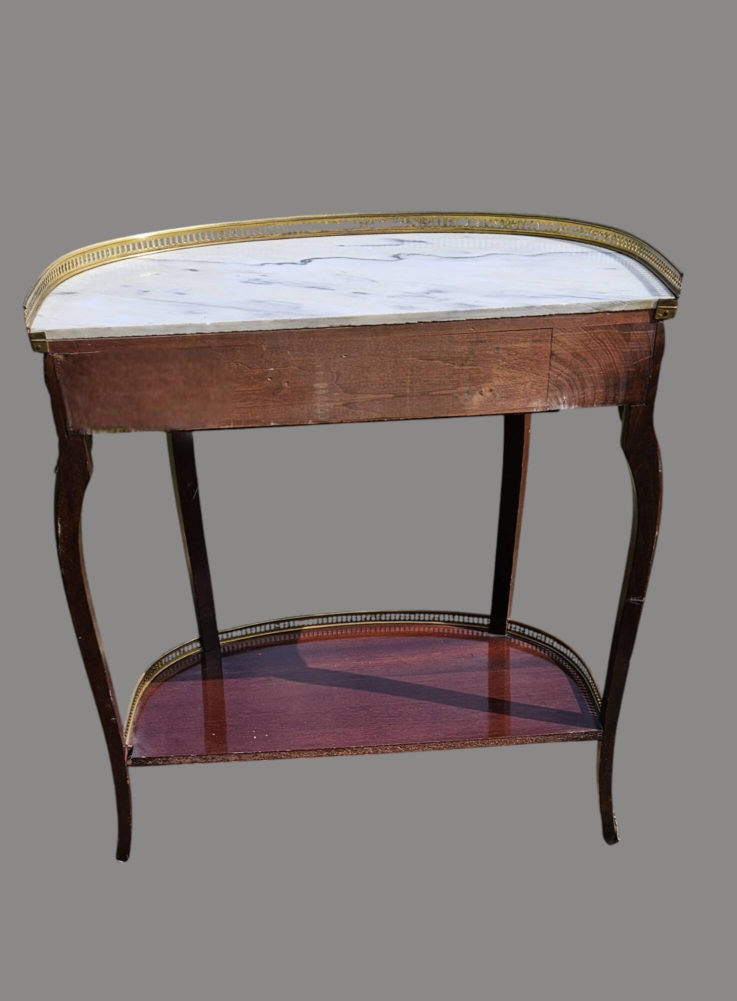 Half-moon console Louis XV-Louis XVI style