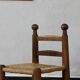 Chaise paillé  Charles Dudouyt