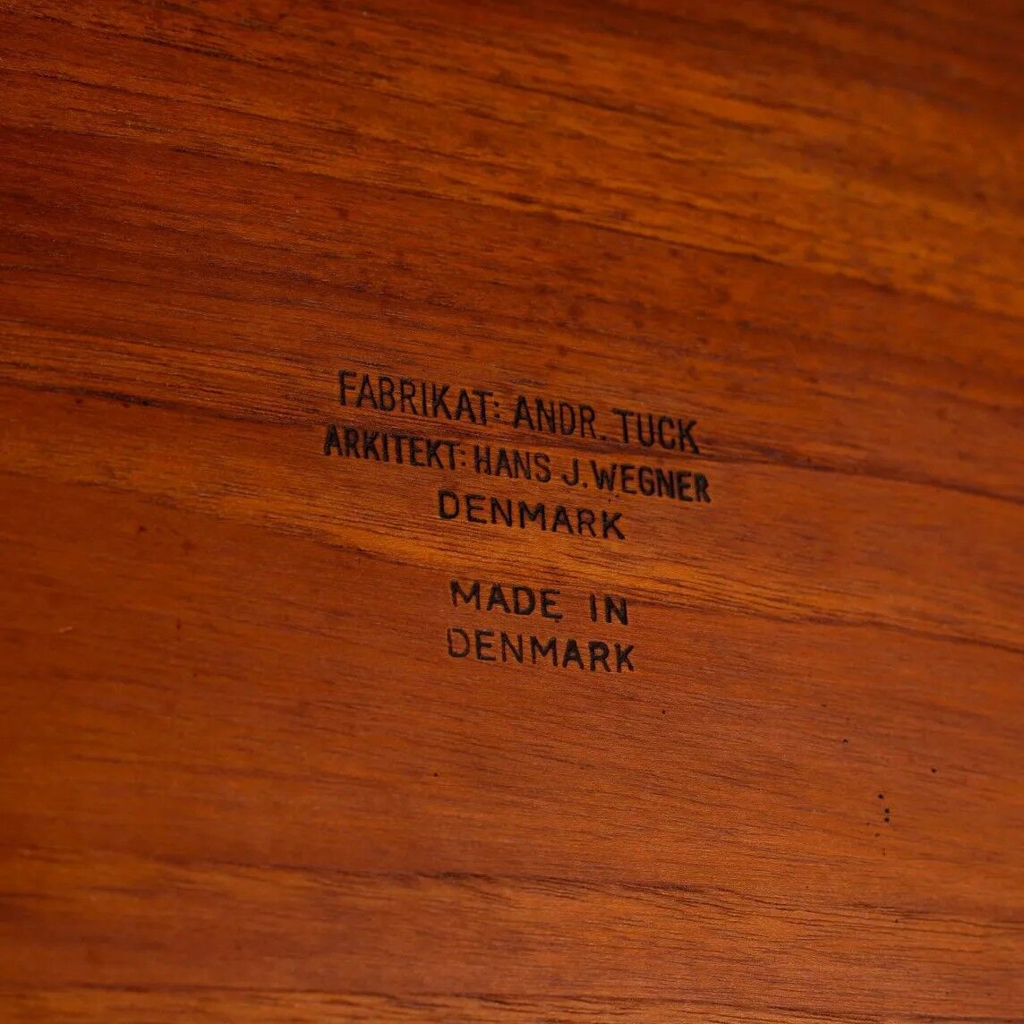 Danish dining table in teak, beech, and brass, model AT 303 Hans Wegner.