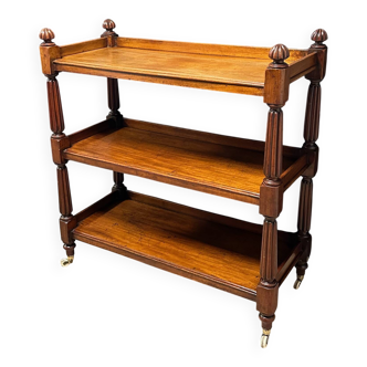 Antique mahogany tiered stand