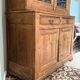 Antique two-body buffet in solid wood