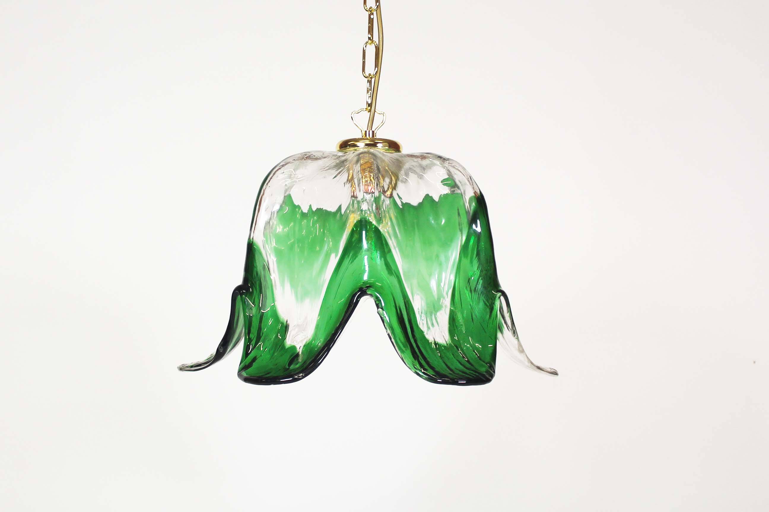 Vintage Muranoglass Pendant Lamp by Mazzega