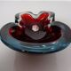 Sommerso Murano Glass Ashtray, Italy, 1960s