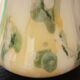 Large vase, blown glass with colored inclusions, Murano design from the 80s