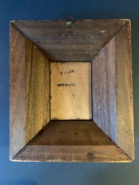 Vintage wooden Huguenot frame