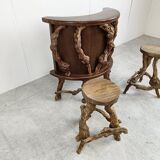 Vintage vinewood branch bar, 1950s