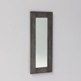 Cast Aluminum Mirror by Lorenzo Burchiellaro, Italy, 1970s