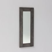 Cast Aluminum Mirror by Lorenzo Burchiellaro, Italy, 1970s