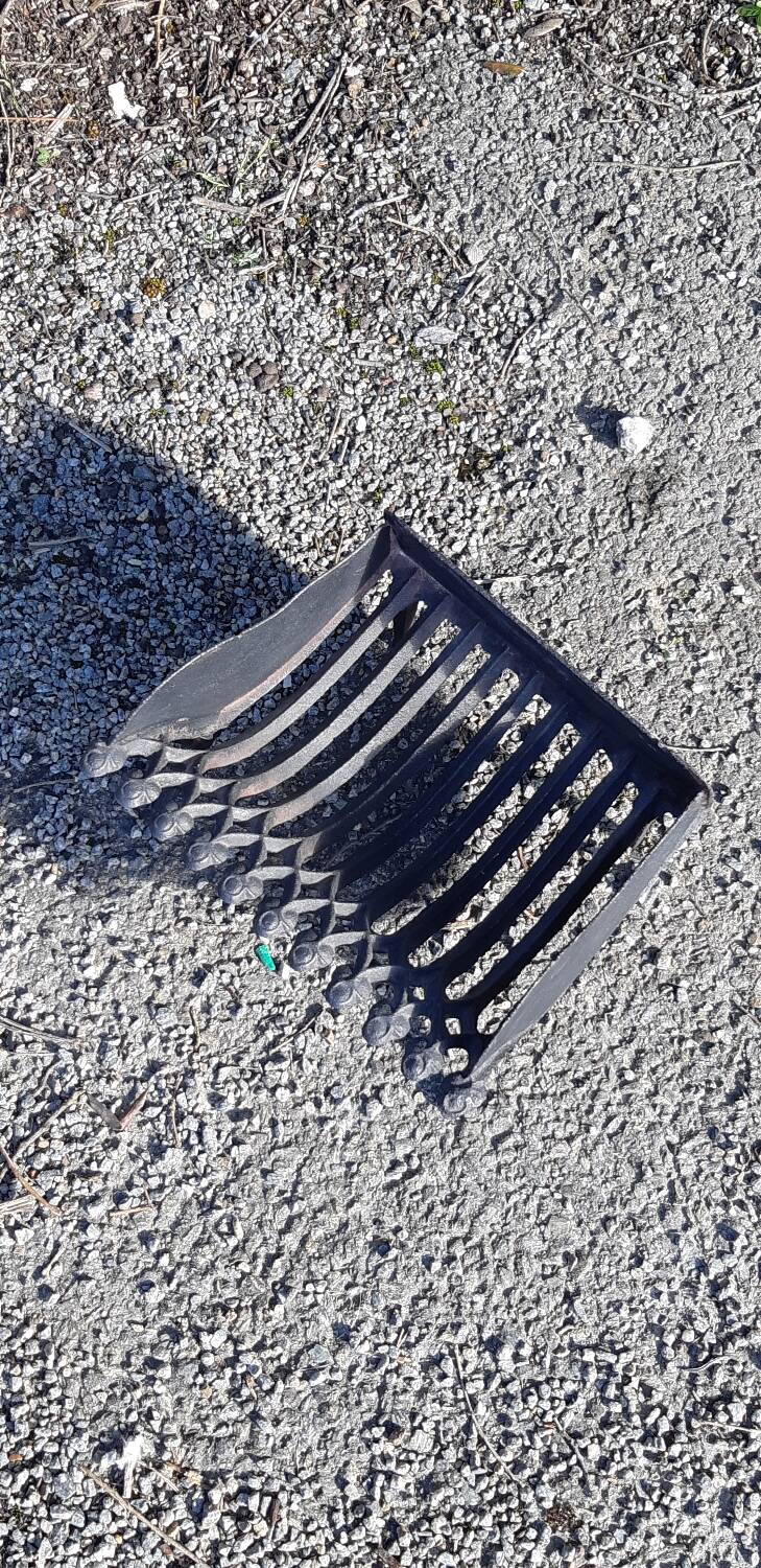 Log holder fireplace cradle