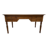 Louis Philippe style flat desk in cherry wood