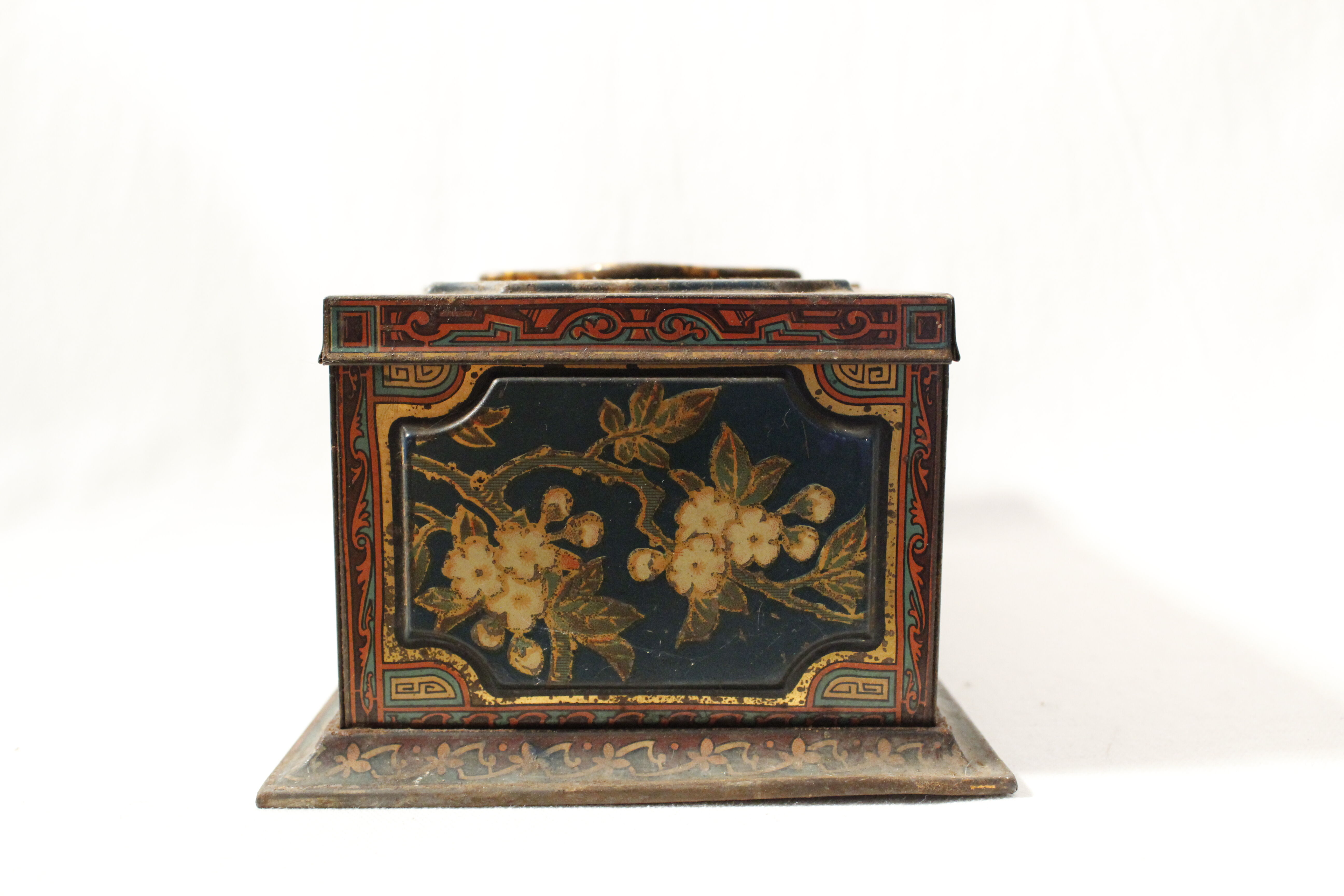 Antique Metal Cookie Tin - Huntley & Palmers